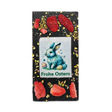 Chocolat noir de Pâques - fraise/Pistache 95Gr