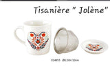 X COLLECTION TISANIÈRE DANS COFFRE AVEC SON COUVERCLE ET FILTRE INOX