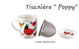 X COLLECTION TISANIÈRE DANS COFFRE AVEC SON COUVERCLE ET FILTRE INOX