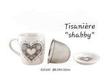 X COLLECTION TISANIÈRE DANS COFFRE AVEC SON COUVERCLE ET FILTRE INOX